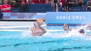 Unbeaten no more! Croatia stuns Spain in men's water polo quarterfinal | Paris Olympics | NBC Sports