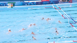 Unbeaten no more! Croatia stuns Spain in men's water polo quarterfinal | Paris Olympics | NBC Sports