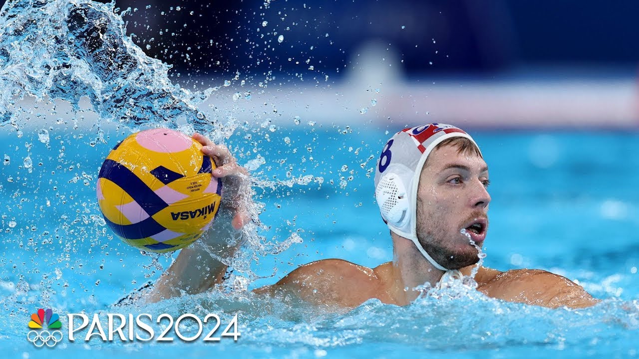 Unbeaten no more! Croatia stuns Spain in men's water polo quarterfinal | Paris Olympics | NBC Sports