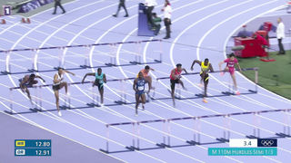 Grant Holloway leaves field IN THE DUST with blazing 110m hurdle semi | Paris Olympics | NBC Sports