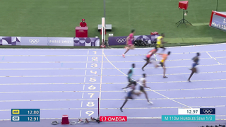 Grant Holloway leaves field IN THE DUST with blazing 110m hurdle semi | Paris Olympics | NBC Sports