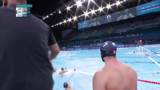 Nikola Jaksic scores LAST-SECOND GOAL to send Serbia to water polo semifinals | Paris Olympics