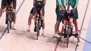 U.S. women's pursuit team sets a national record en route to gold medal race | Paris Olympics