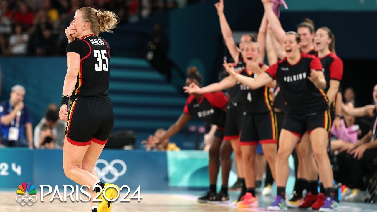 Belgium stomps Spain to make first-ever women's basketball semifinal | Paris Olympics | NBC Sports