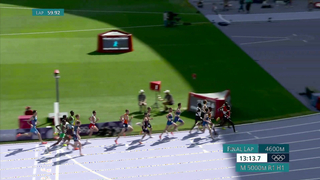 Carnage! Pushing and shoving sends multiple runners down in 5000m heat | Paris Olympics | NBC Sports