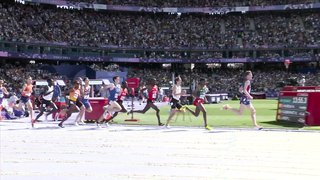 Carnage! Pushing and shoving sends multiple runners down in 5000m heat | Paris Olympics | NBC Sports