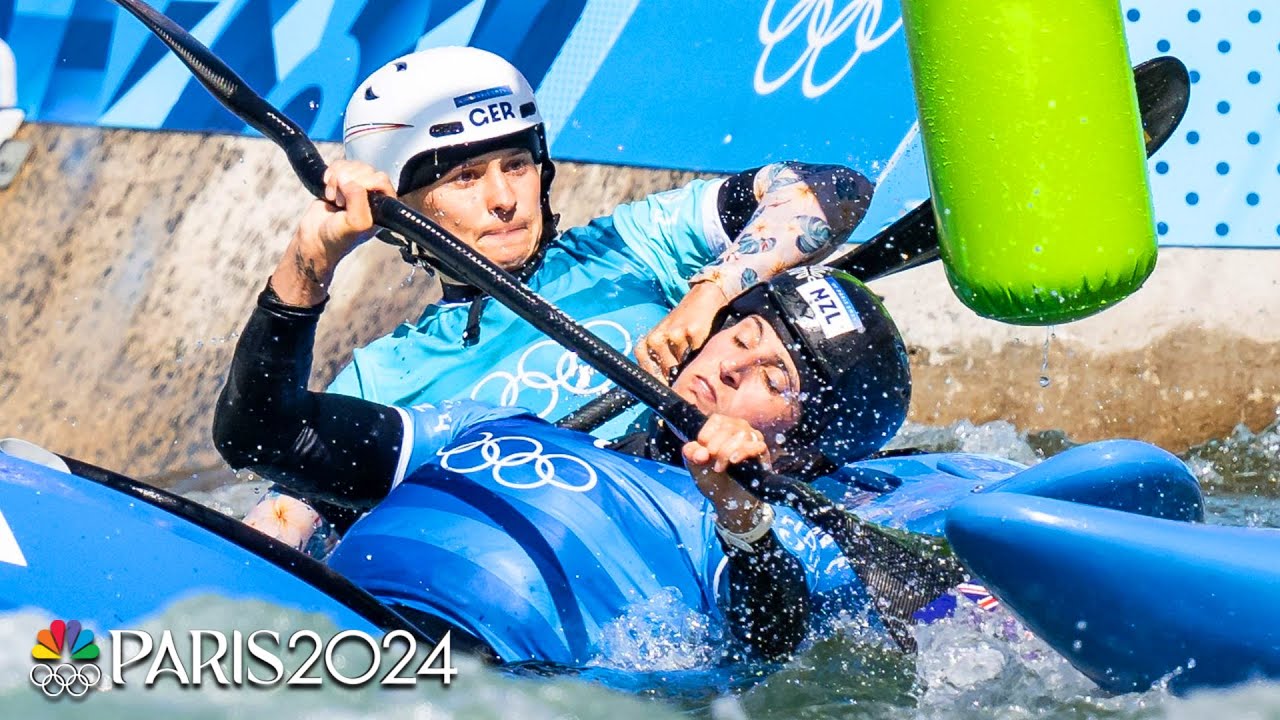 Kayak Cross Carnage: The newest Olympic sport goes CRAZY | Paris Olympics | NBC Sports