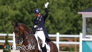 Adrienne Lyle and Helix Deliver Impressive Dressage Routine for Team USA at Paris Olympics