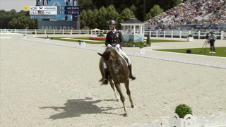 Adrienne Lyle and Helix Deliver Impressive Dressage Routine for Team USA at Paris Olympics