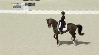 Belgium's Larissa Pauluis Shines with Strong Routine on Day 1 of Dressage at Paris Olympics