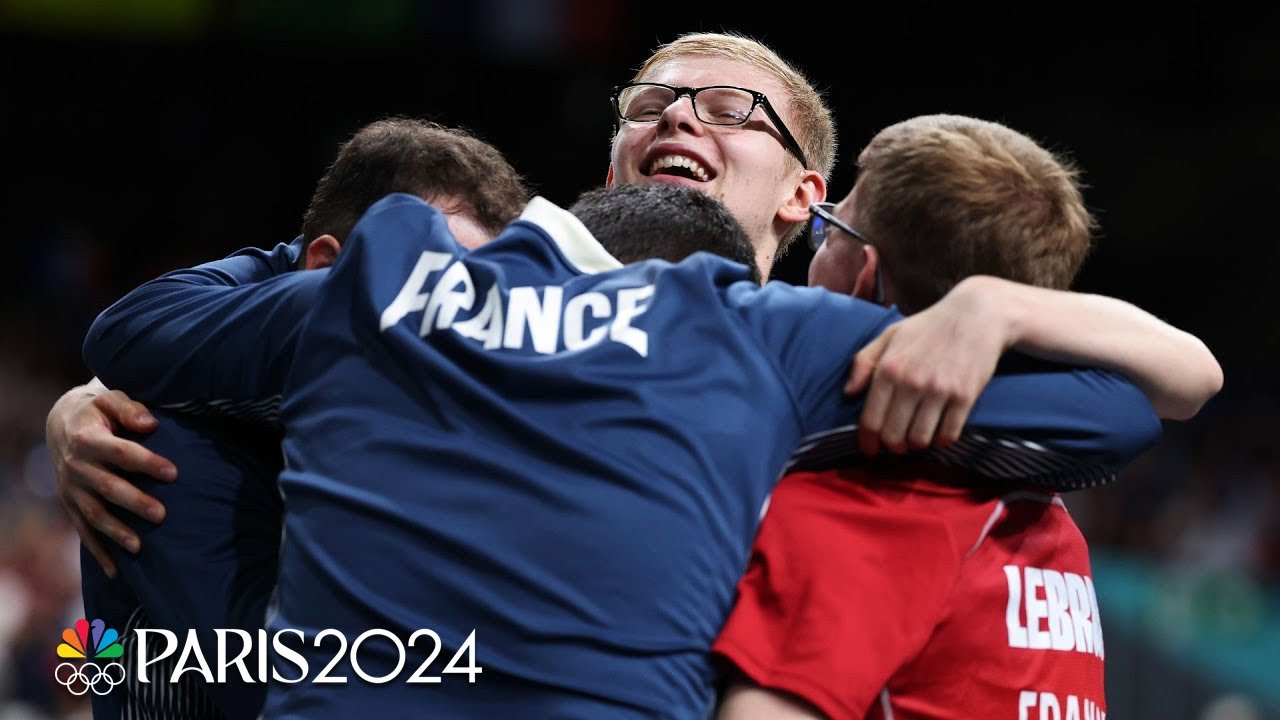 LeBRONZE! Felix Lebrun Guides France to Men's Team Table Tennis Bronze at Paris Olympics