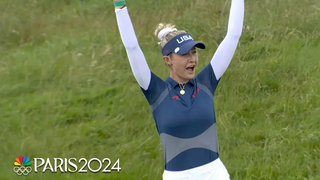 Nelly Korda Nails Stunning 82-Yard Birdie from the Rough in Round 3 at Paris Olympics