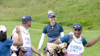Nelly Korda Nails Stunning 82-Yard Birdie from the Rough in Round 3 at Paris Olympics