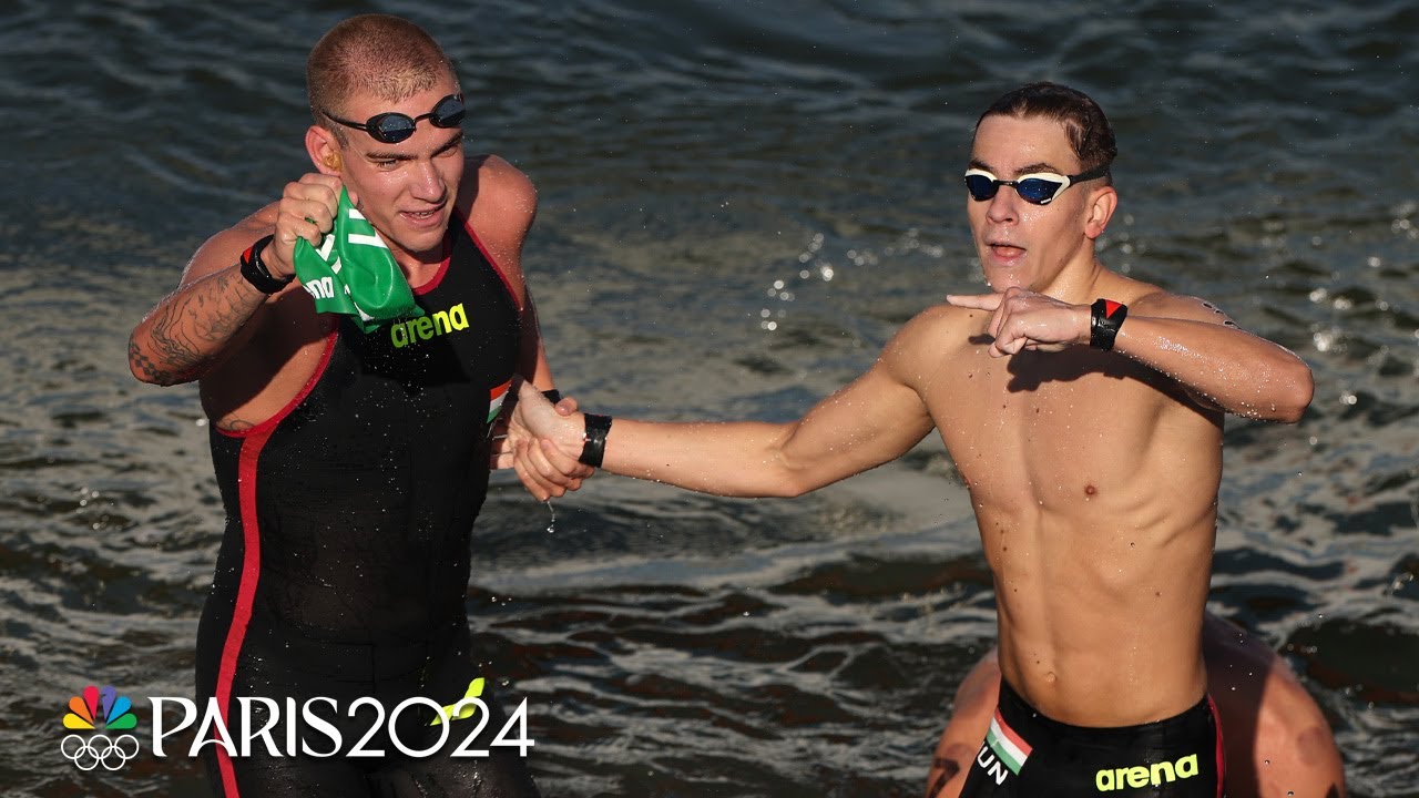 Hungary Dominates Men's 10k Open Water Swim: Rasovszky Takes Gold with 1-3 Finish | Paris Olympics