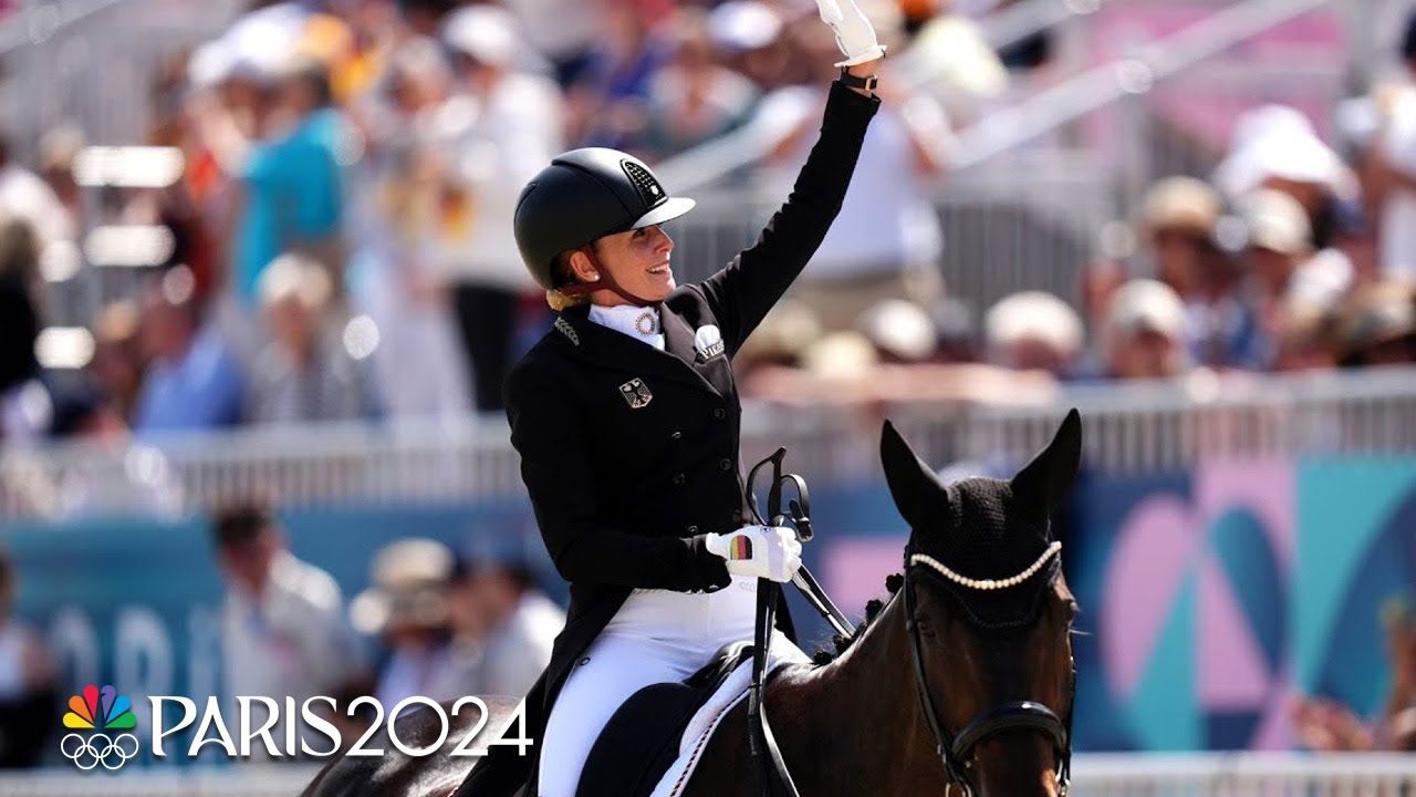 Germany Clinches Narrow Victory in Equestrian Team Dressage Final | Paris Olympics
