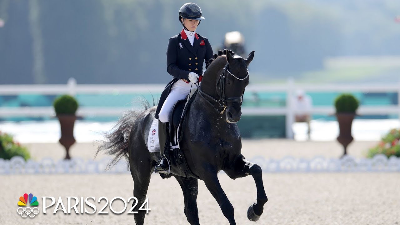 Great Britain, Denmark, Germany Lead Individual Dressage on Day 2 | Paris Olympics