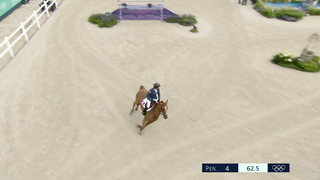 Equestrian Team Jumping Navigates Challenging Course at Château de Versailles | Paris Olympics