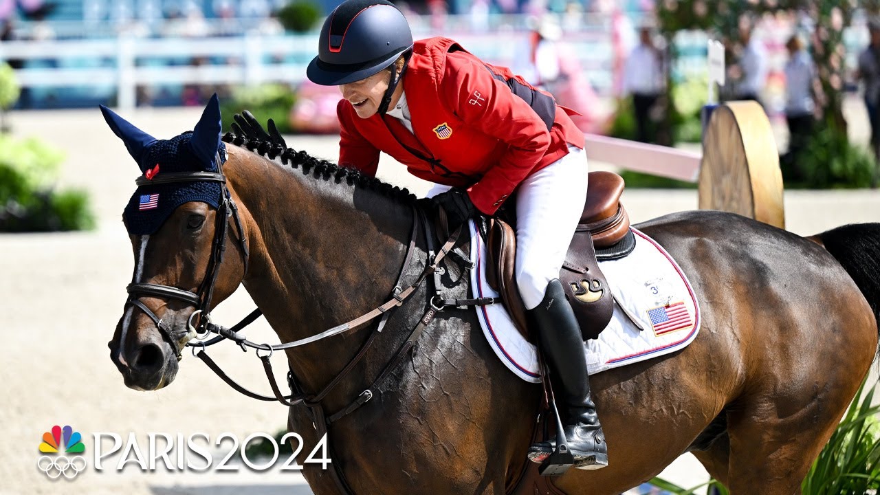 Equestrian Team Jumping Navigates Challenging Course at Château de Versailles | Paris Olympics