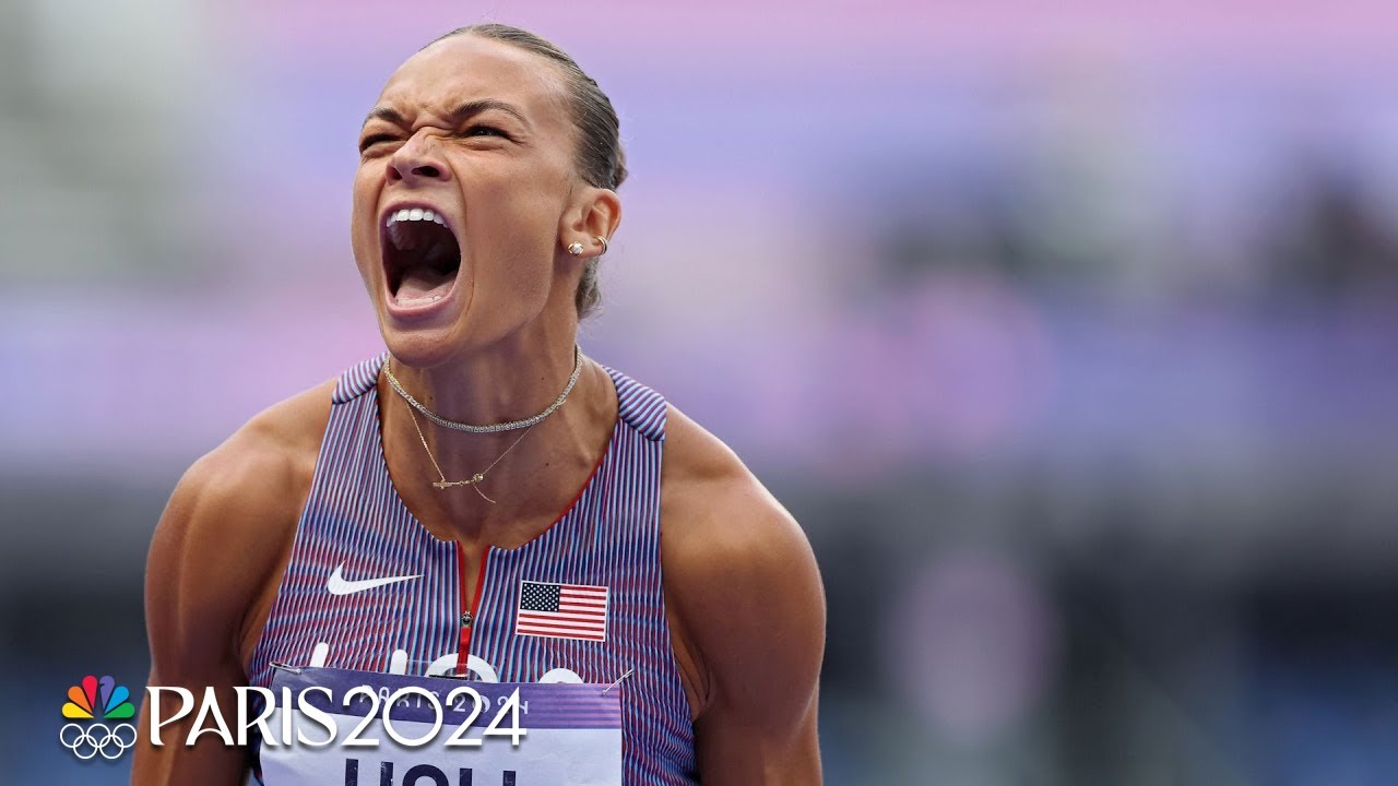 Anna Hall Battles Through Day One of Heptathlon at Paris Olympics