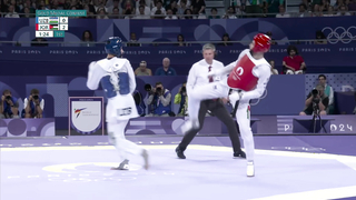 Ulugbek Rashitov Triumphs Over Zaid Kareem for Featherweight Taekwondo Gold | Paris Olympics