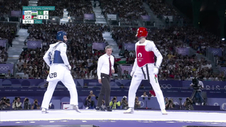 Ulugbek Rashitov Triumphs Over Zaid Kareem for Featherweight Taekwondo Gold | Paris Olympics