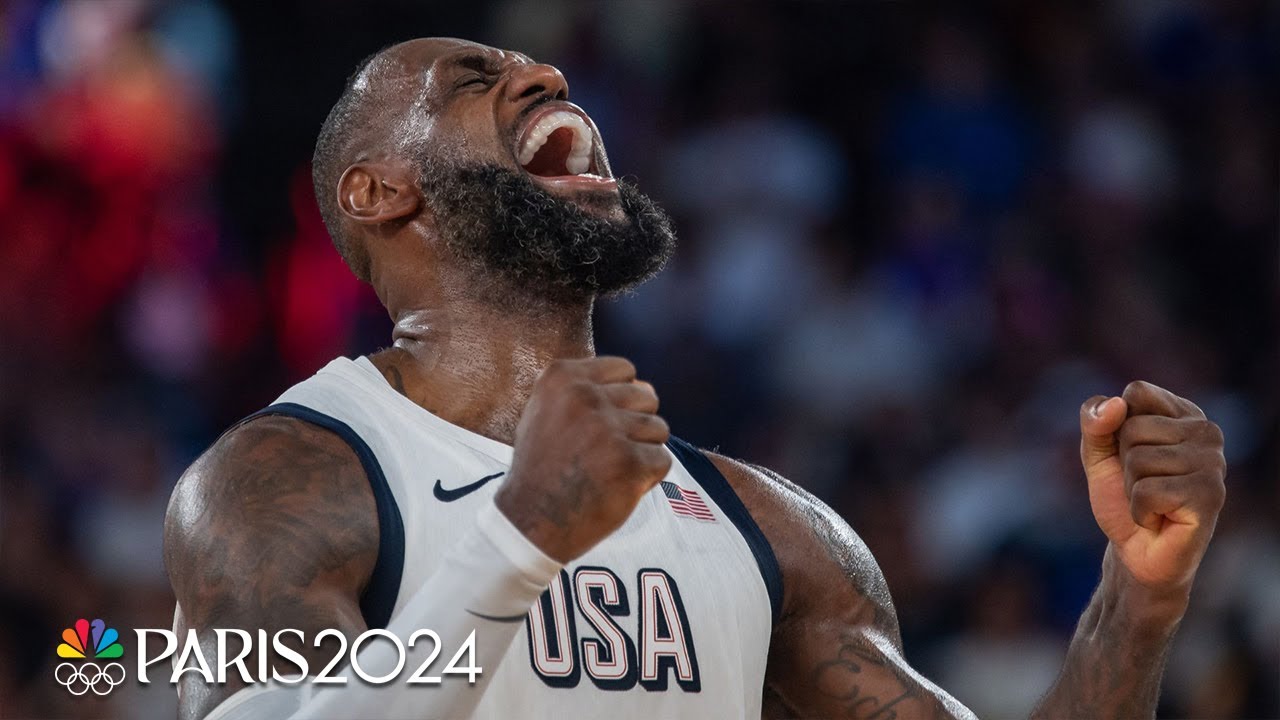 LeBron James Dominates as Team USA Overcomes Serbia in Semifinals | Paris Olympics