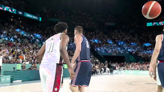 Joel Embiid Shines as Team USA Takes on Nikola Jokic and Serbia | Paris Olympics