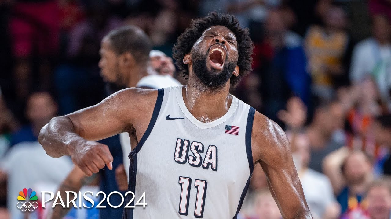 Joel Embiid Shines as Team USA Takes on Nikola Jokic and Serbia | Paris Olympics