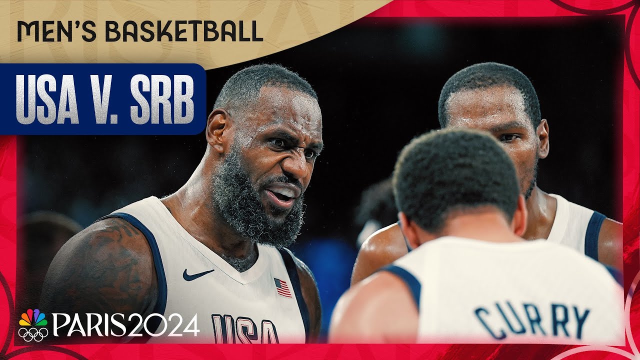 Team USA Escapes with Semifinal Victory Over Serbia, Powered by Curry and LeBron at Paris Olympics