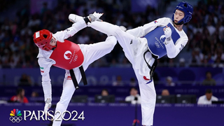 South Korea's Kim Dominates Kiyanichandeh to Win Women's Featherweight Taekwondo Gold at Paris Olympics
