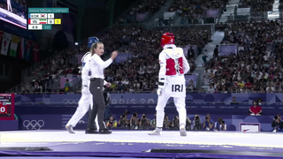South Korea's Kim Dominates Kiyanichandeh to Win Women's Featherweight Taekwondo Gold at Paris Olympics