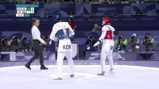 South Korea's Kim Dominates Kiyanichandeh to Win Women's Featherweight Taekwondo Gold at Paris Olympics