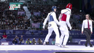 South Korea's Kim Dominates Kiyanichandeh to Win Women's Featherweight Taekwondo Gold at Paris Olympics