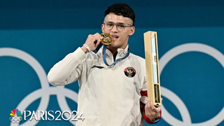 Rizki Juniansyah Outlifts the Competition to Claim Men's 73kg Weightlifting Gold at Paris Olympics