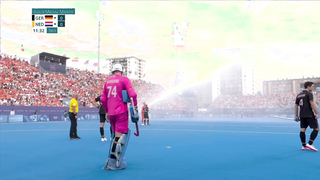 WATCH OUT Water Cannon Interrupts Gold Medal Match Mid-Game at Paris Olympics