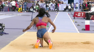 Tara Davis-Woodhall Leaps to Gold in Long Jump, Leading Team USA at Paris Olympics