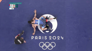 Bulgaria's Novikov Triumphs Over Iran's Mohmadipiani to Win Greco-Roman 87kg Gold at Paris Olympics