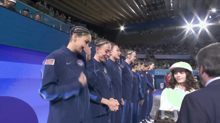 USA collects first artistic swimming medal since 2004 with silver | Paris Olympics