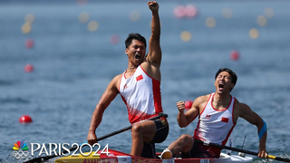 China's Liu and Ji Glide to Victory: Dominant Gold in Men's C-2 500m Final at Paris Olympics