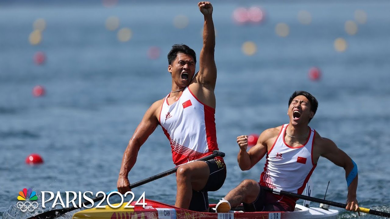 China's Liu and Ji Glide to Victory: Dominant Gold in Men's C-2 500m Final at Paris Olympics