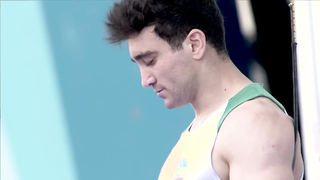 Sam WatsonStakes Claims Bronze and Sets New World Record in Speed Climbing at Paris Olympics