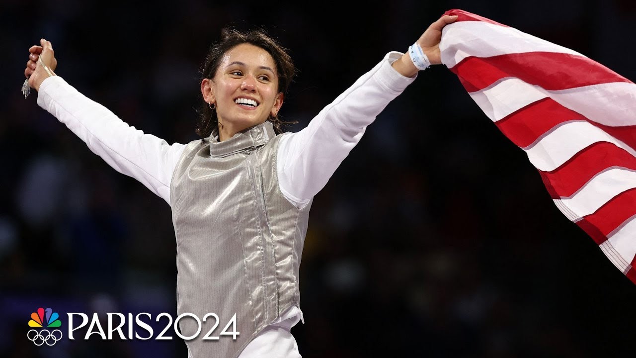 Relive Lee Kiefer’s Triumph: U.S. Women's Fencing Gold Medal Moments at the Paris Olympics