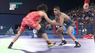 Kiyooka Kotaro Shines with Dominant Victory in Men's 65kg Freestyle Gold Medal Match at Paris Olympics