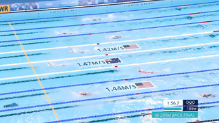 Gold medal swimming finishes but the margin of victory gets increasingly wider | Paris Olympics