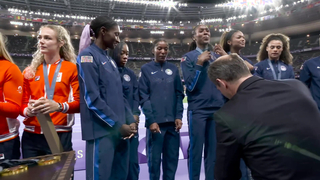 U.S. women's 4x400m relay team awarded gold after near-record breaking run | Paris Olympics