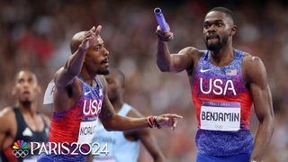 Rai Benjamin Powers U.S. 4x400m Relay Team to Gold in Paris Olympics