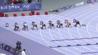 Masai Russell CLOSES STRONG to win competitive women's 100m hurdles final | Paris Olympics