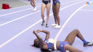 Masai Russell CLOSES STRONG to win competitive women's 100m hurdles final | Paris Olympics