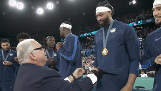 LeBron James, Steph Curry, and Team USA Celebrate Gold Medal Ceremony | Paris Olympics
