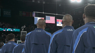 LeBron James, Steph Curry, and Team USA Celebrate Gold Medal Ceremony | Paris Olympics